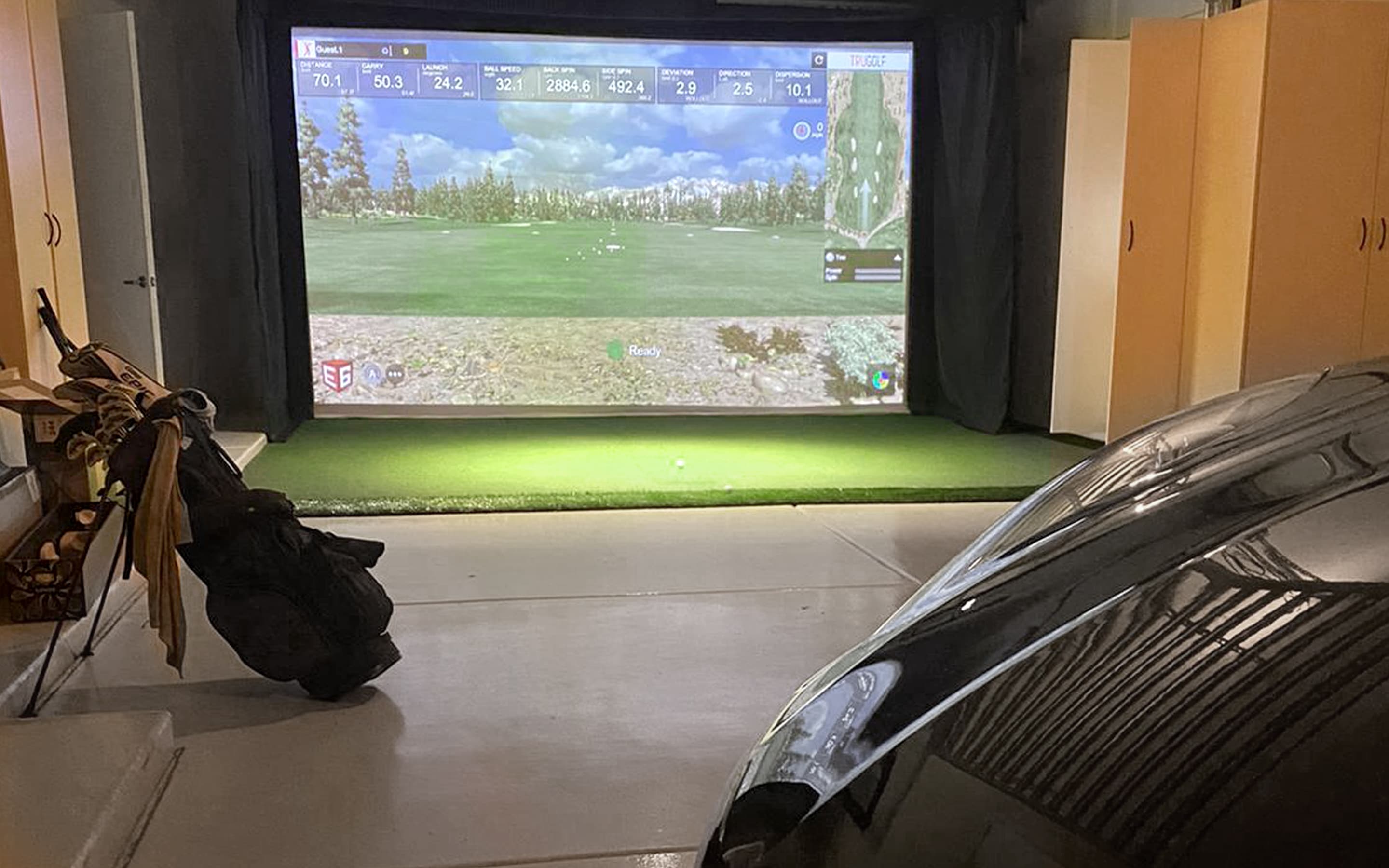 How Much Space Do You Need for an Indoor Golf Simulator - Shop.GolfersAuthority