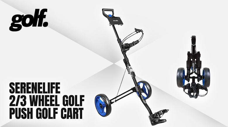SereneLife 2/3 Wheel Golf Push Golf Cart Review