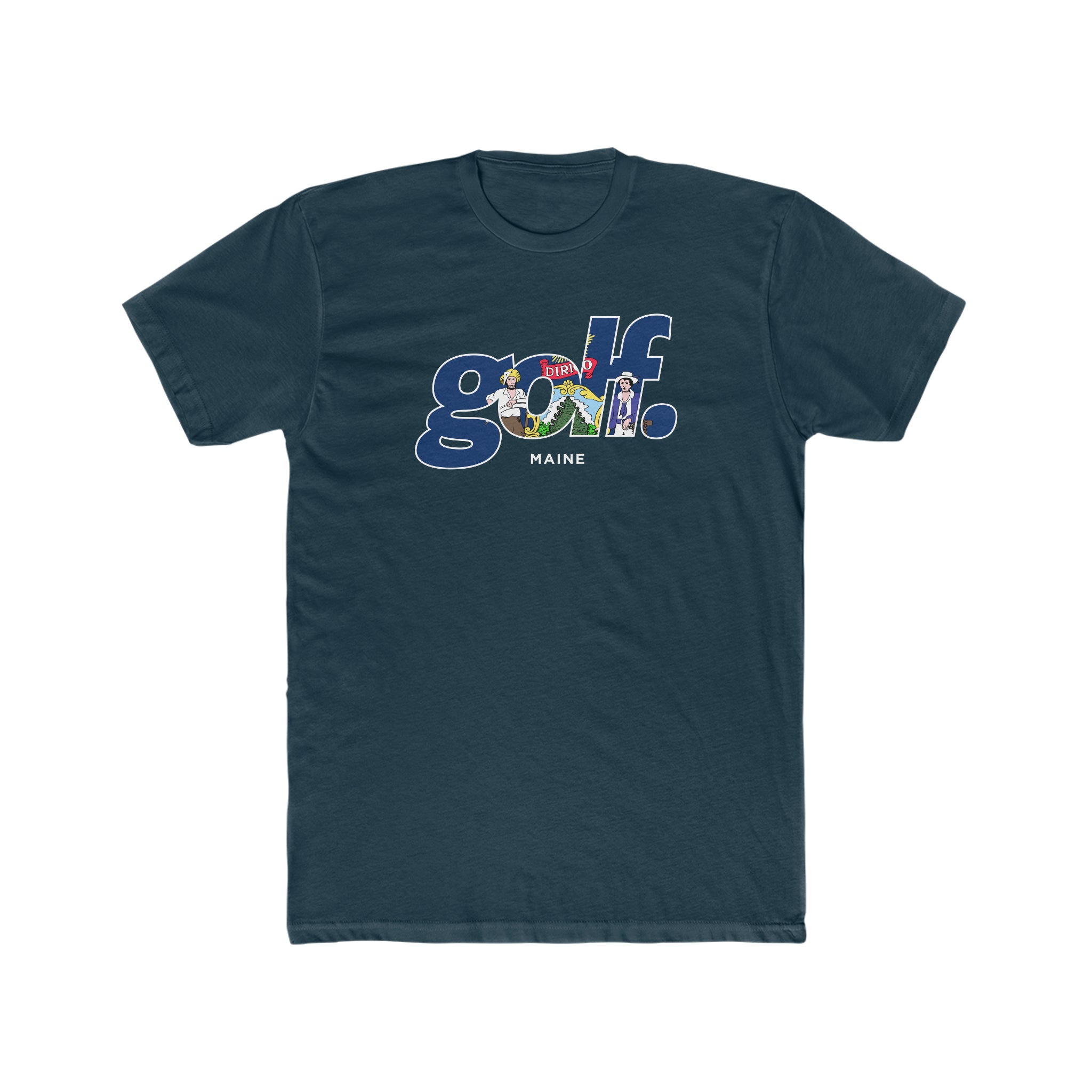 Golf Maine T-Shirt - Shop.GolfersAuthority