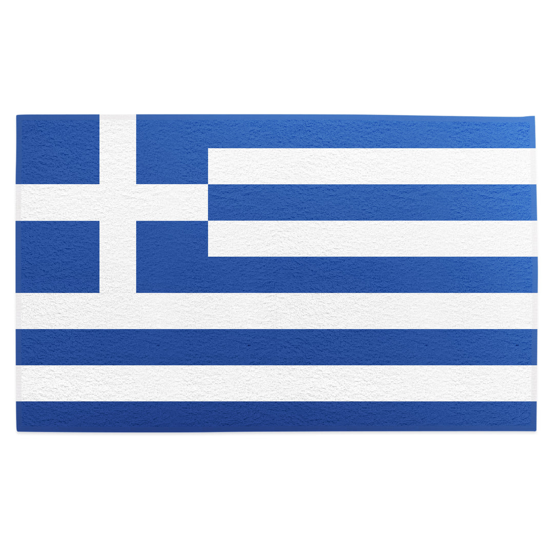 Greece Flag Golf Towel