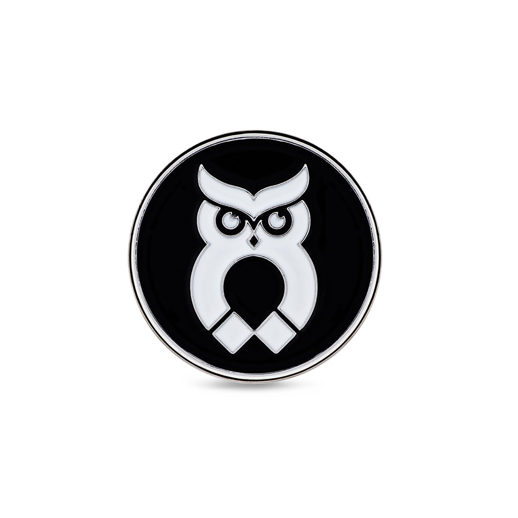 Black MagnetOwl Poker Chip Ball Marker - Shop.GolfersAuthority