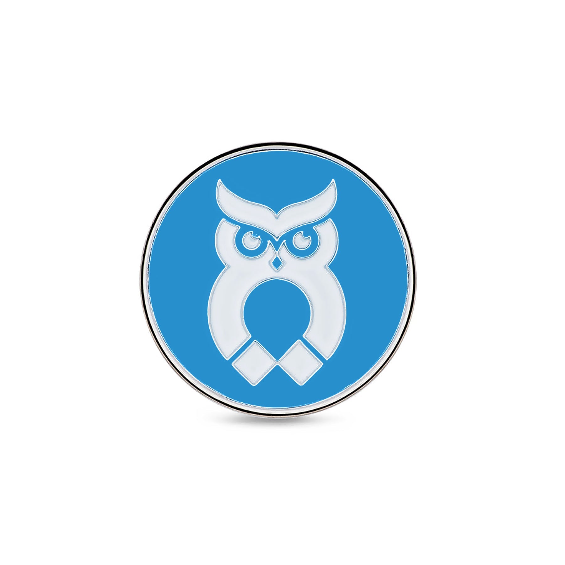Blue MagnetOwl Poker Chip Ball Marker - Shop.GolfersAuthority
