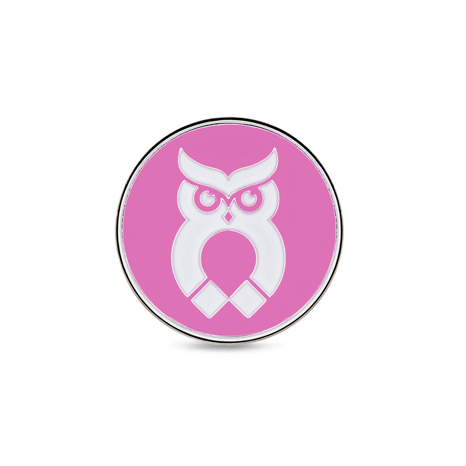 Pink MagnetOwl Poker Chip Ball Marker - Shop.GolfersAuthority