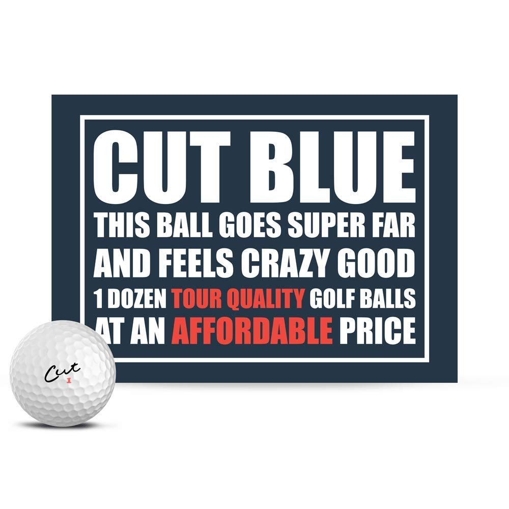 Cut Blue Golf Balls - Shop.GolfersAuthority