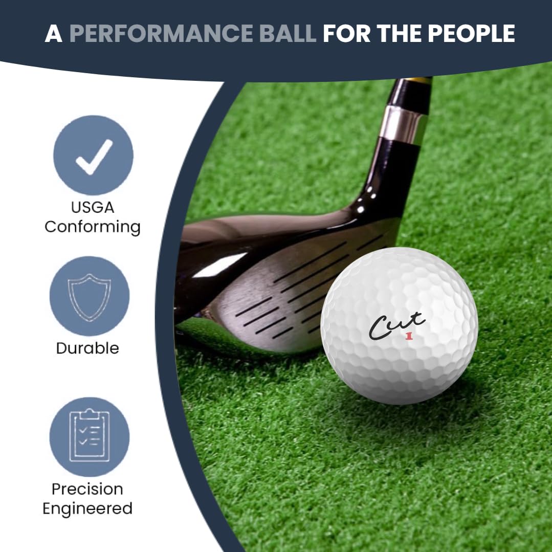 Cut Blue Golf Balls - Shop.GolfersAuthority