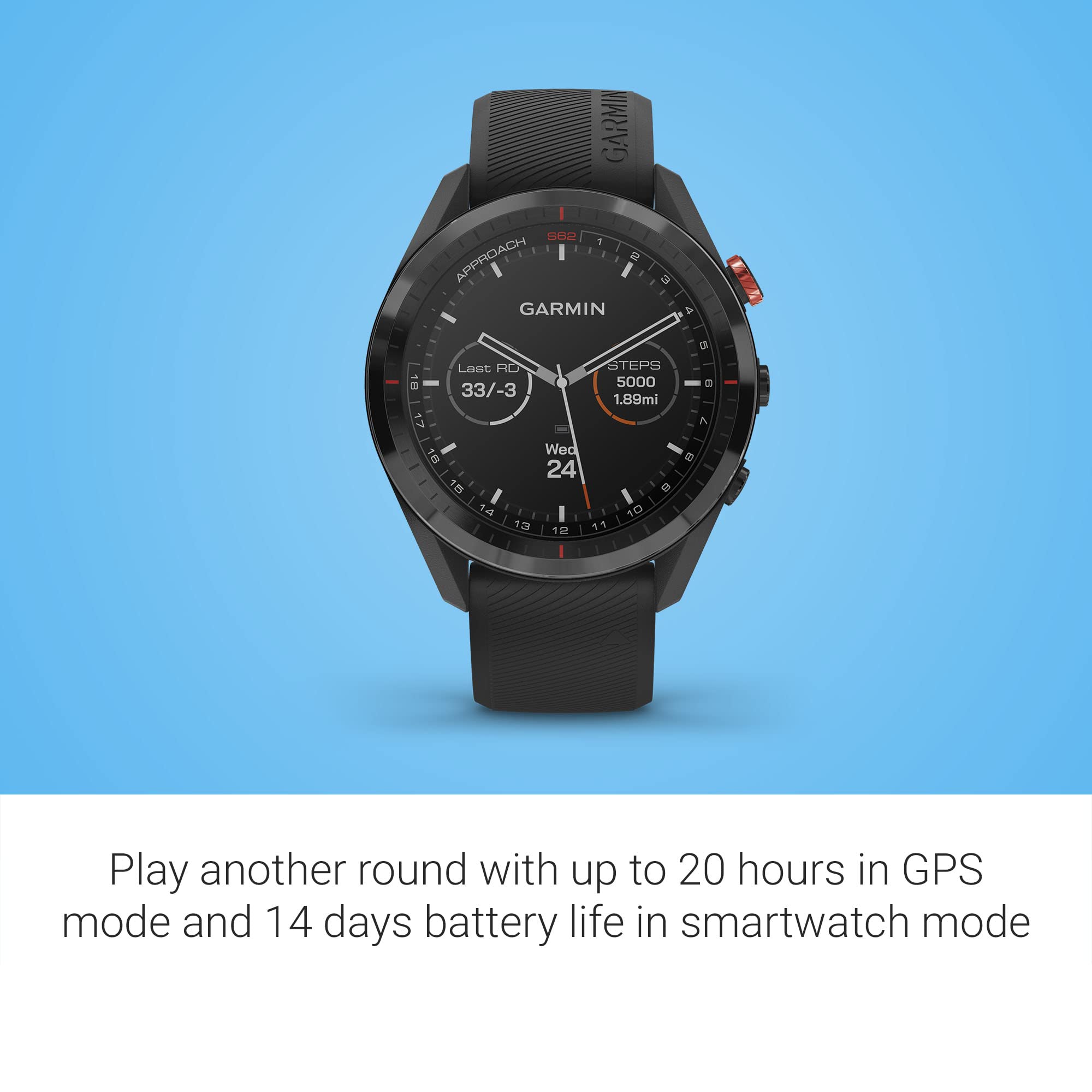 Garmin Approach S62 Watch - Shop.GolfersAuthority