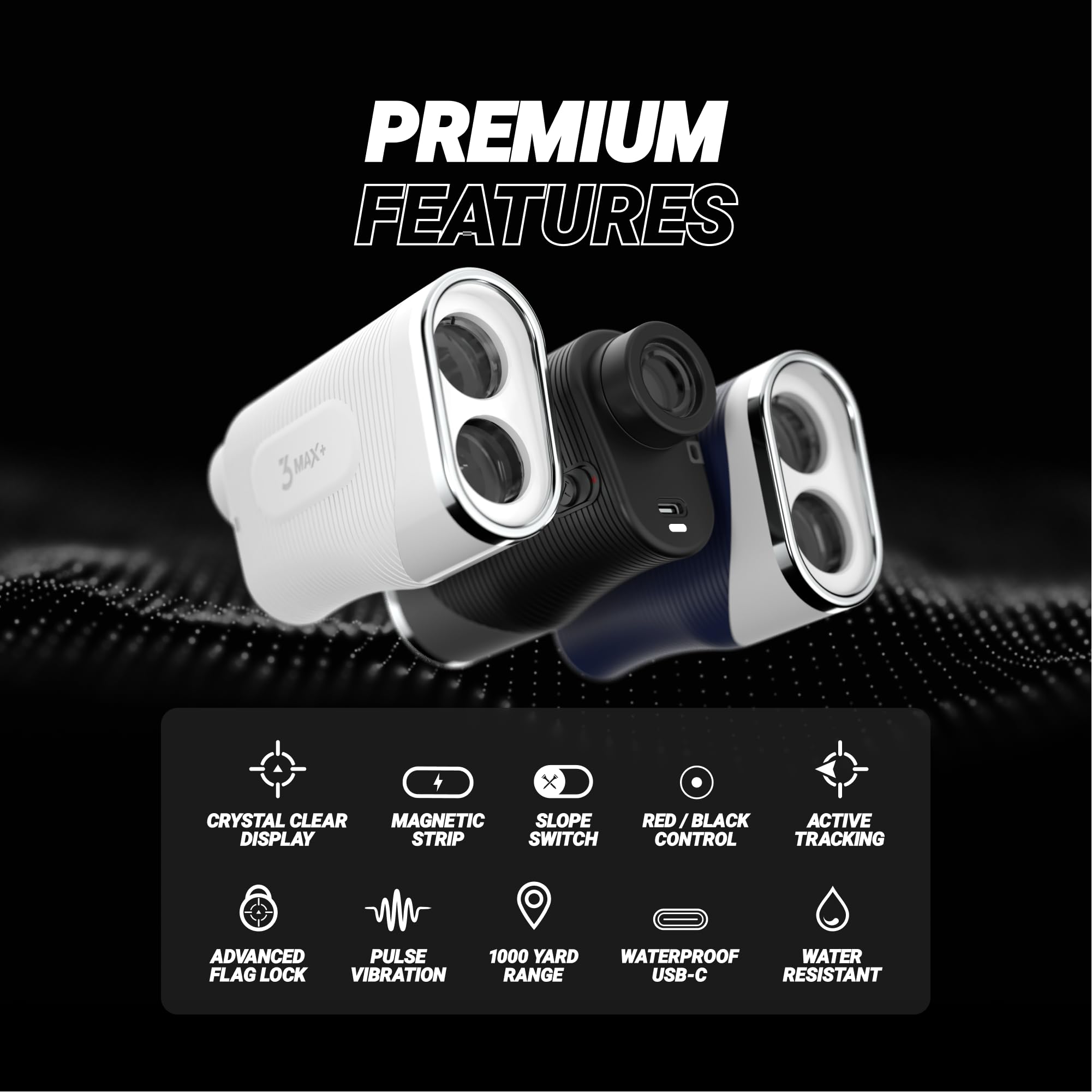 BlueTees Golf Series 3 Max Rangefinder - Shop.GolfersAuthority