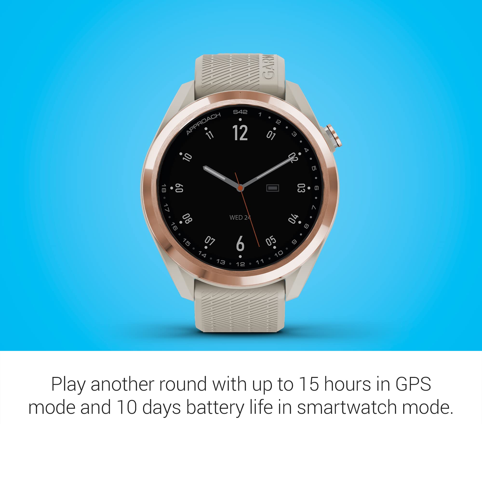 Garmin Approach S42 GPS Golf Smartwatch