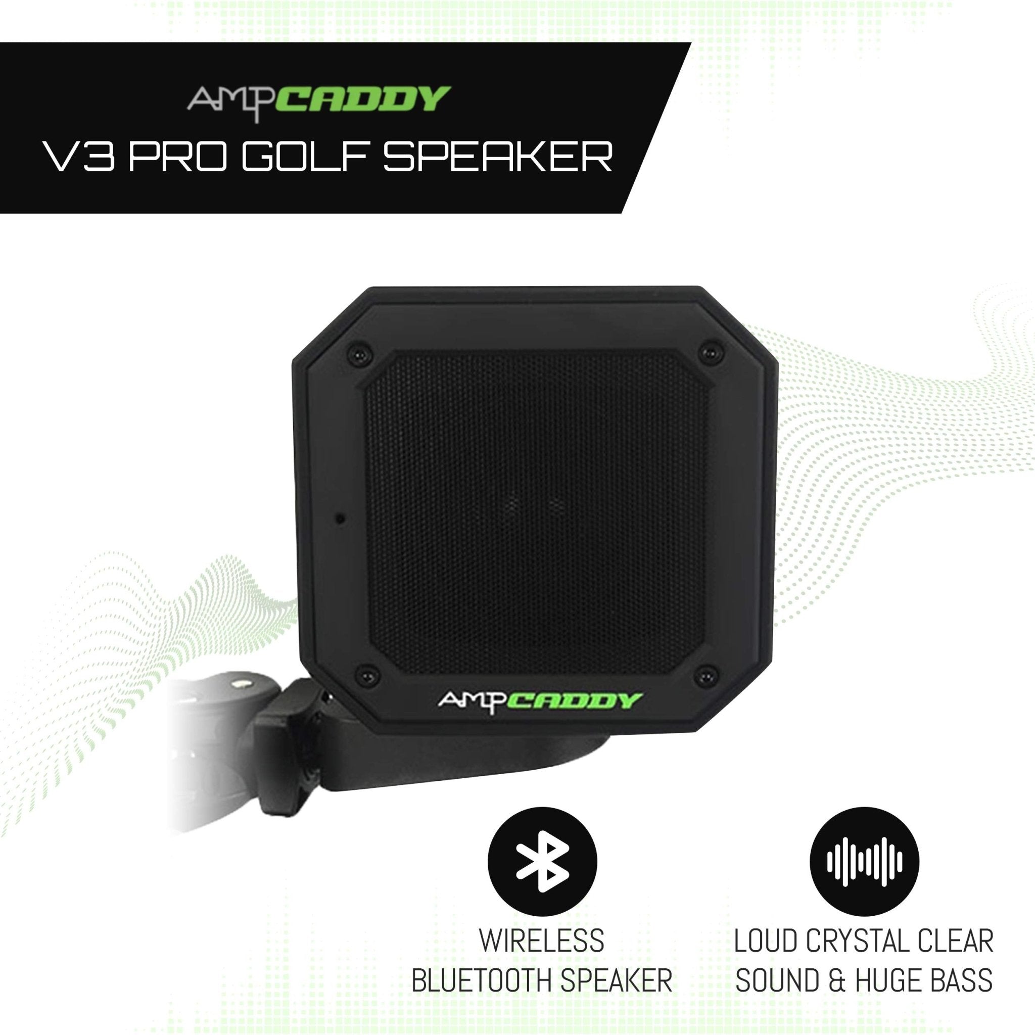 AmpCaddy V3 Pro Speaker - Shop.GolfersAuthority
