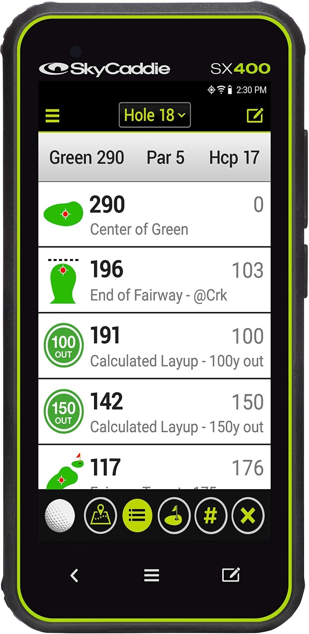 SkyCaddie SX400 GPS Rangefinder - Shop.GolfersAuthority