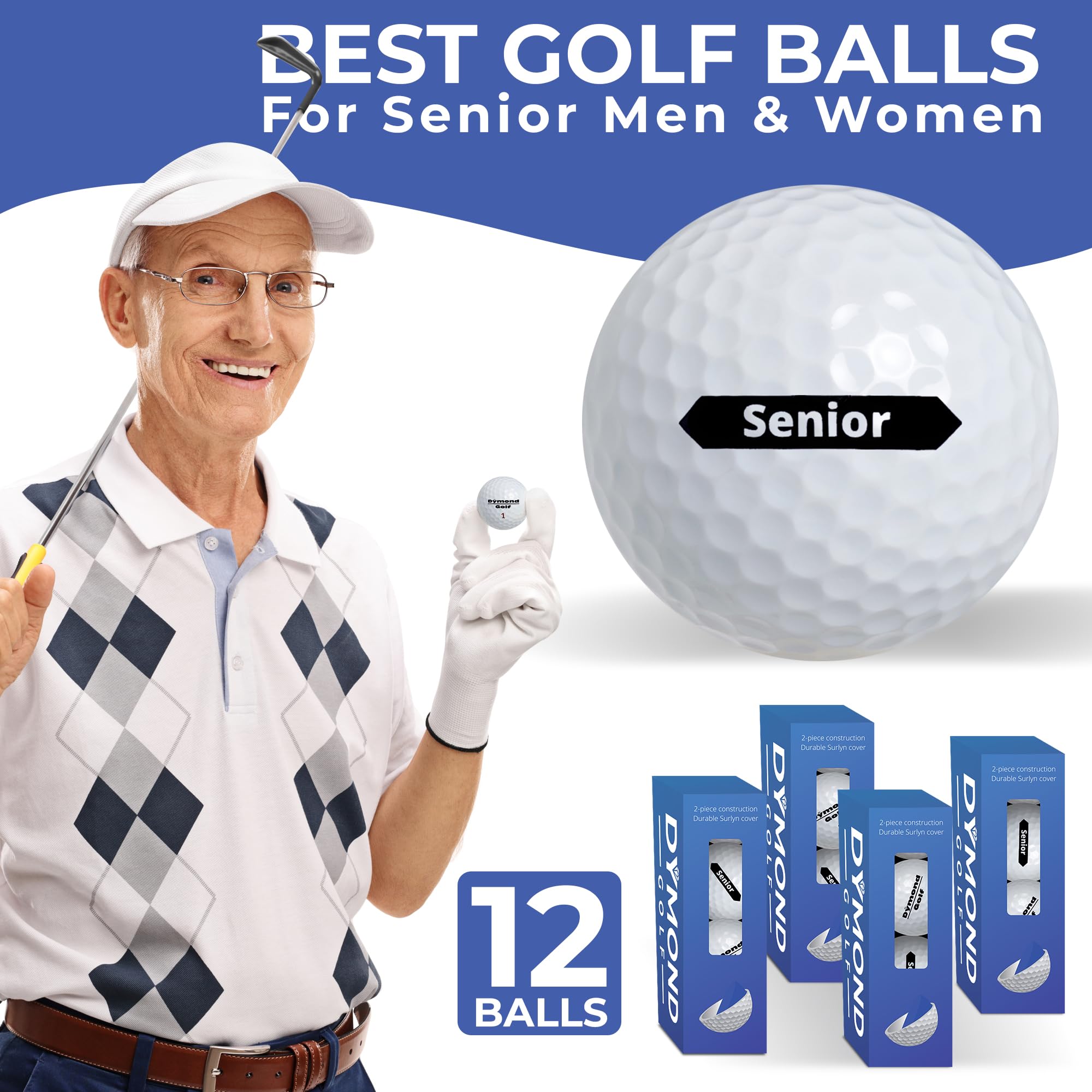 Dymond Senior Golf Balls - Shop.GolfersAuthority