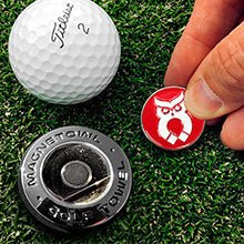 Red MagnetOwl Poker Chip Ball Marker - Shop.GolfersAuthority