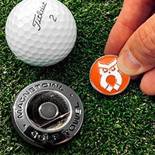 Orange MagnetOwl Poker Chip Ball Marker - Shop.GolfersAuthority