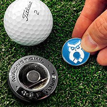 Blue MagnetOwl Poker Chip Ball Marker - Shop.GolfersAuthority