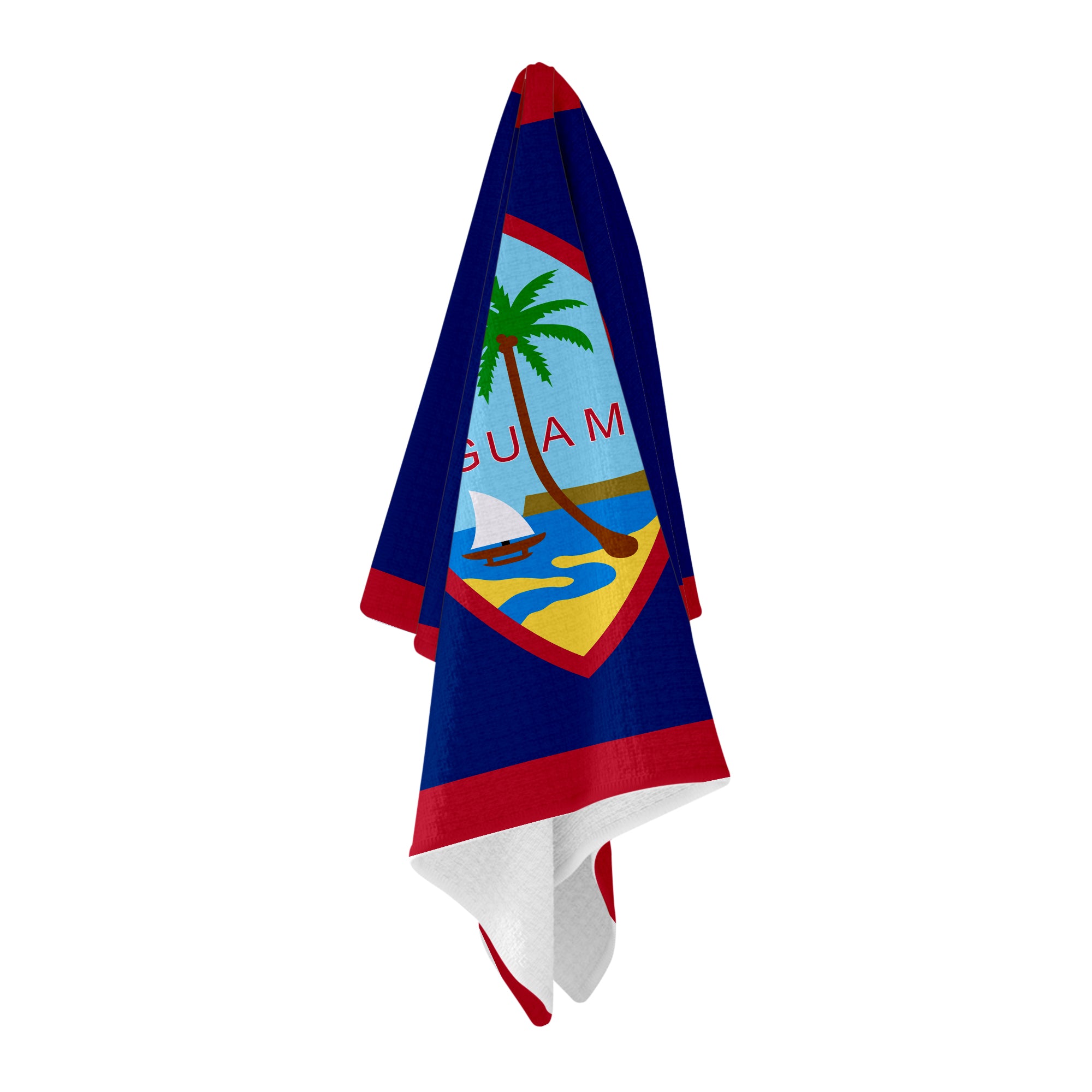Guam Flag Golf Towel