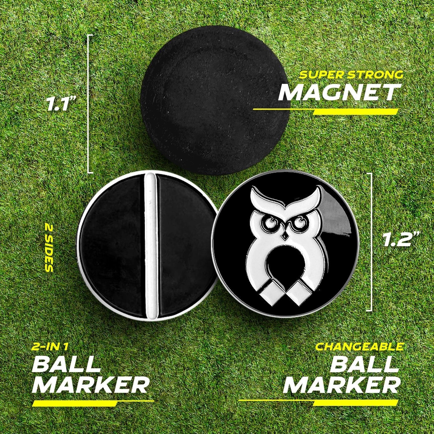 Orange MagnetOwl Golf Towel Kit - Shop.GolfersAuthority