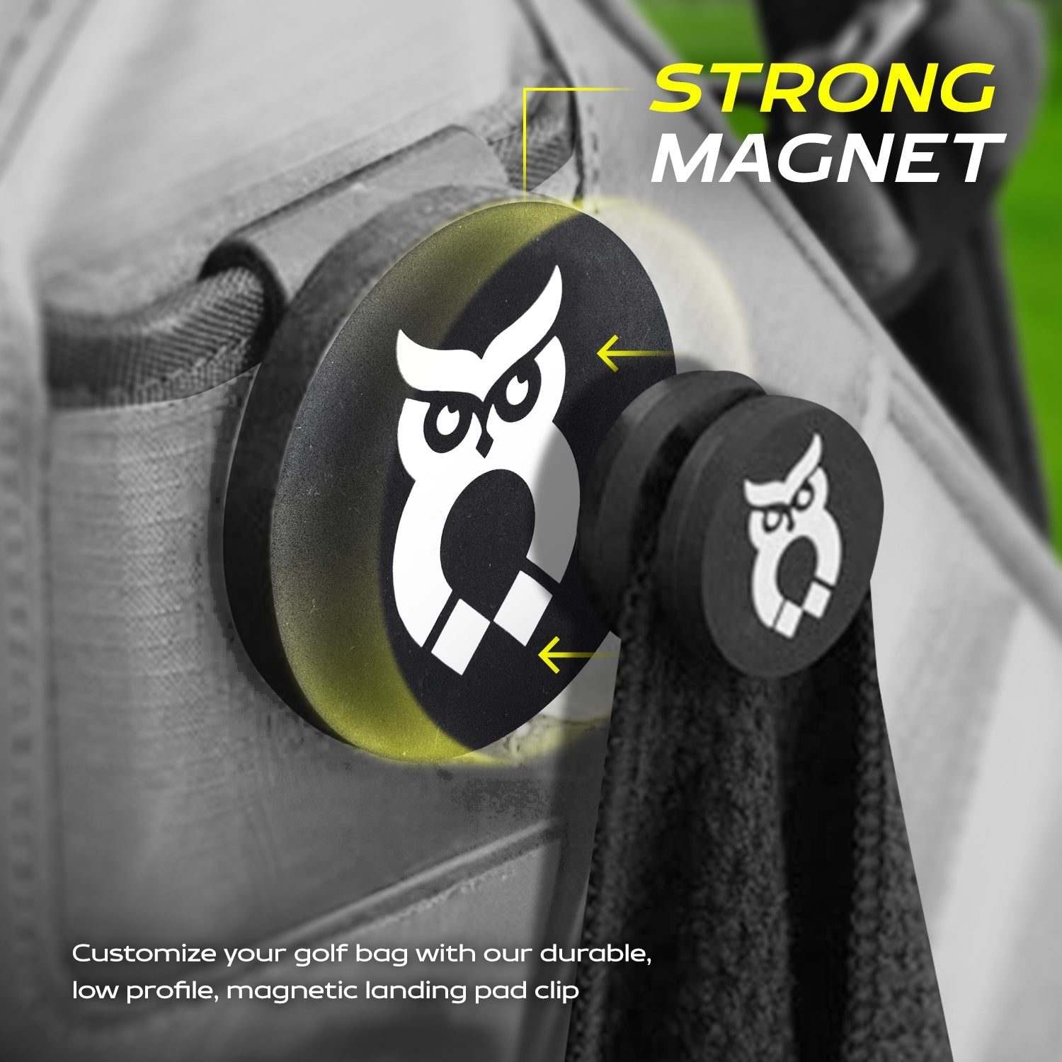 Magnetic Golf Bag Landing Pad - Shop.GolfersAuthority