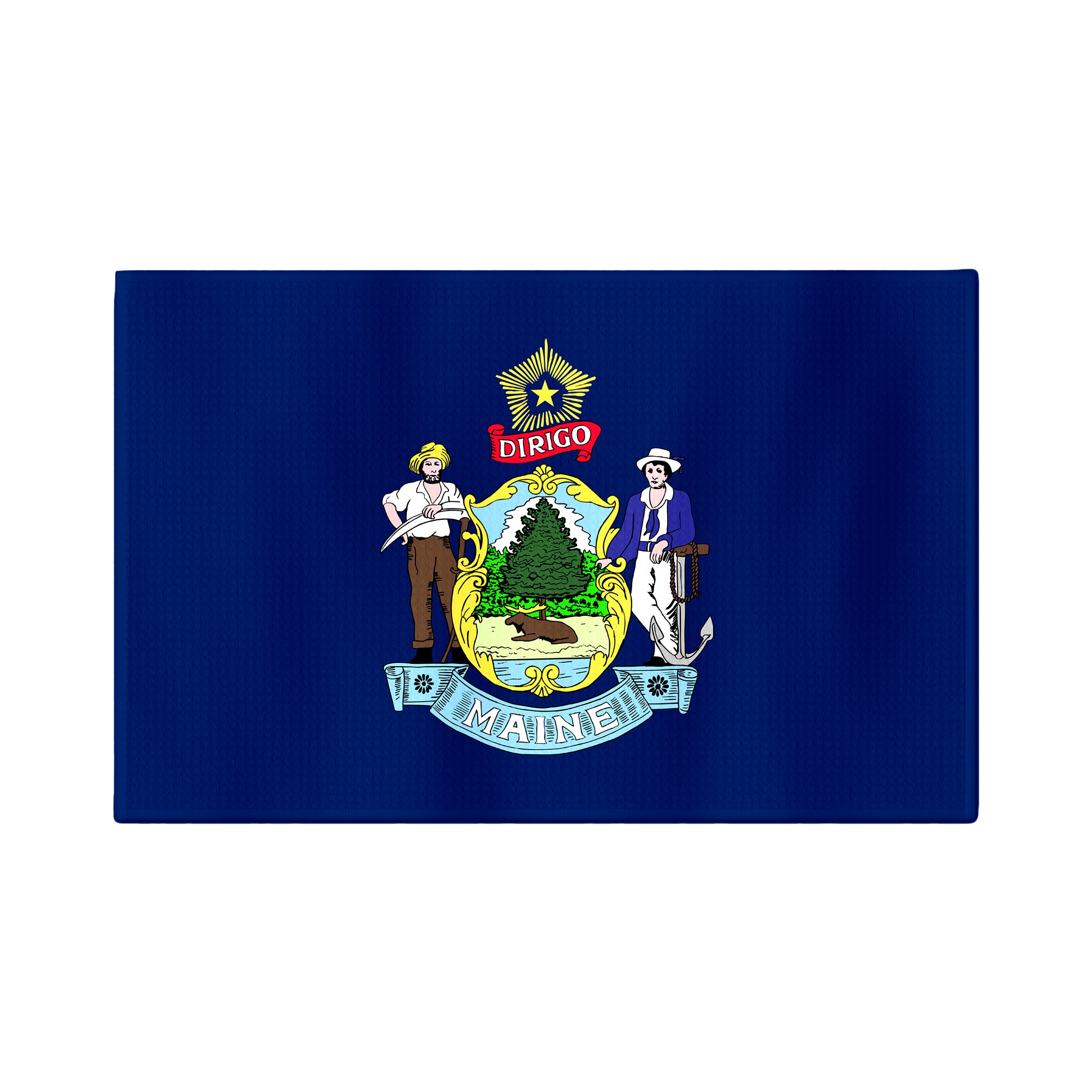 Maine Flag Golf Towel - Shop.GolfersAuthority