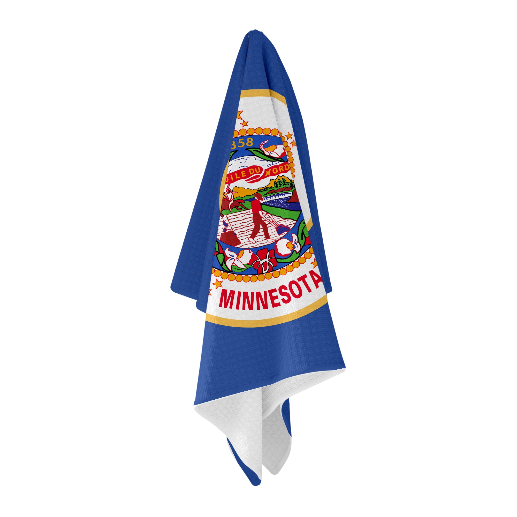 Minnesota Flag Golf Towel - Shop.GolfersAuthority