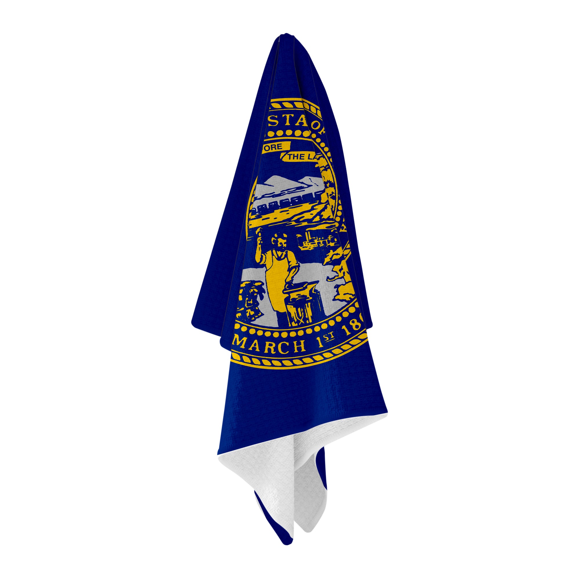 Nebraska Flag Golf Towel - Shop.GolfersAuthority