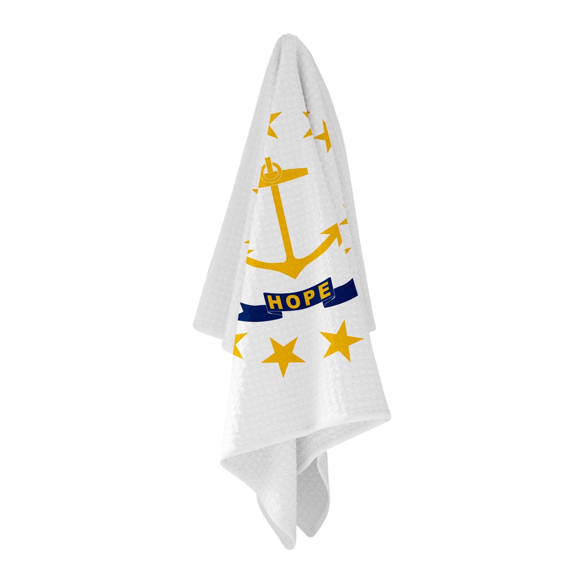 Rhode Island Flag Golf Towel - Shop.GolfersAuthority