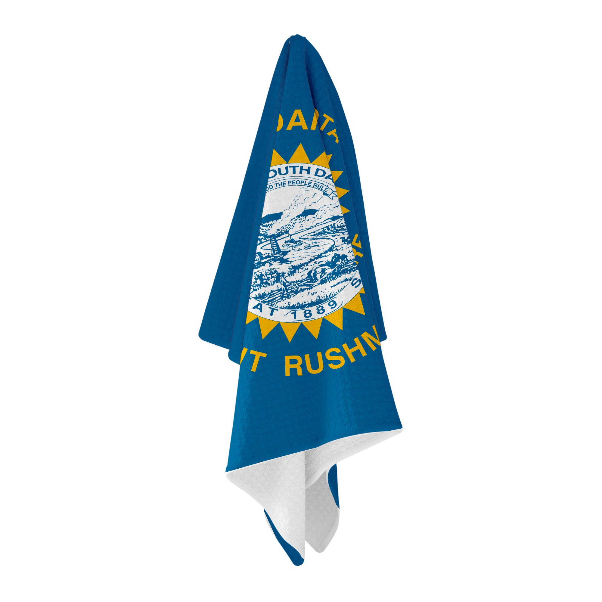 South Dakota Flag Golf Towel