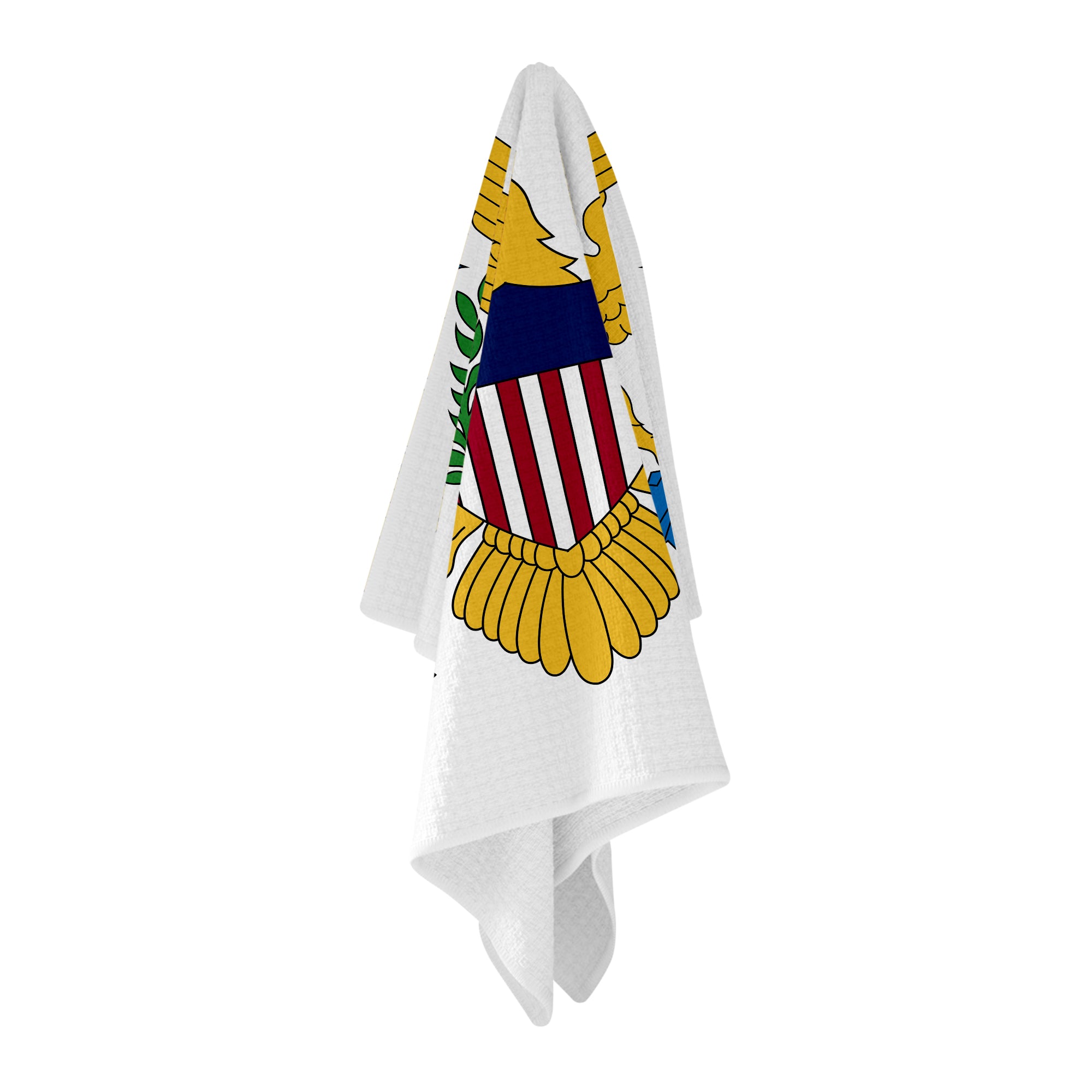 U.S. Virgin Islands Flag Golf Towel - Shop.GolfersAuthority