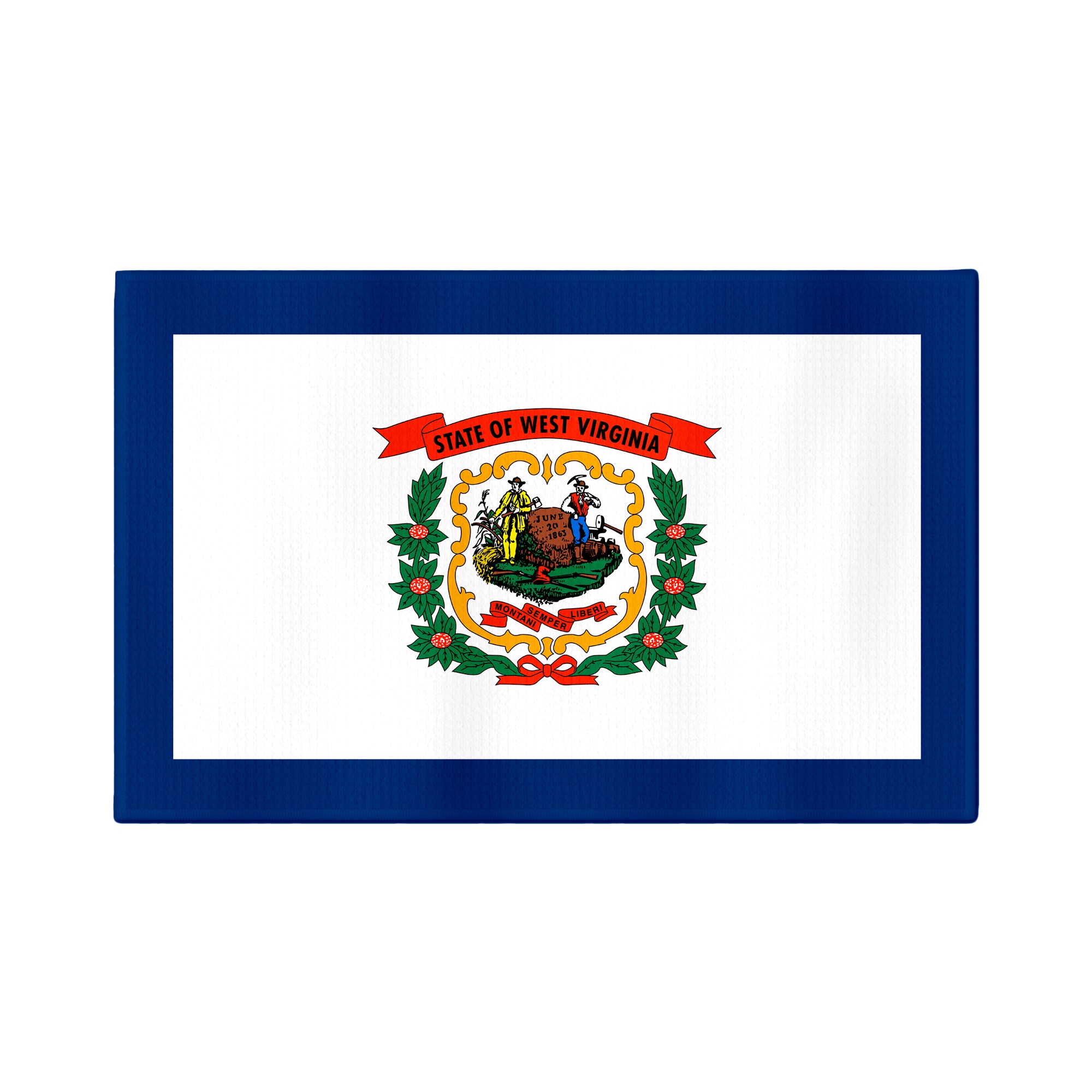 West Virginia Flag Golf Towel - Shop.GolfersAuthority