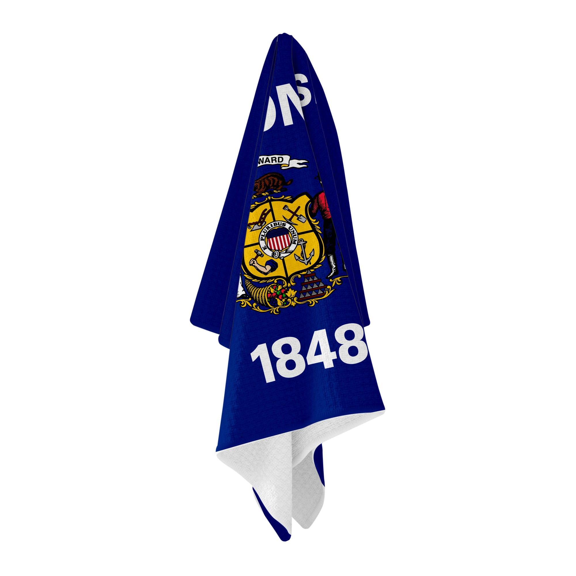 Wisconsin Flag Golf Towel