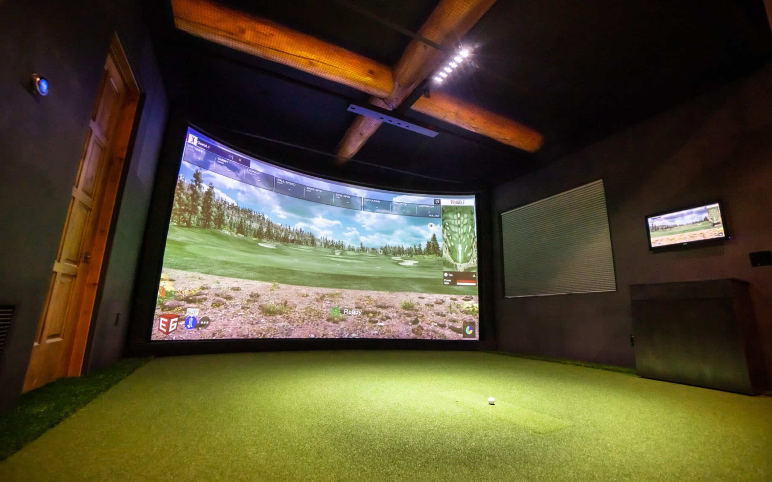 Should Golf Simulator Projector Be On The Floor Or Ceiling?