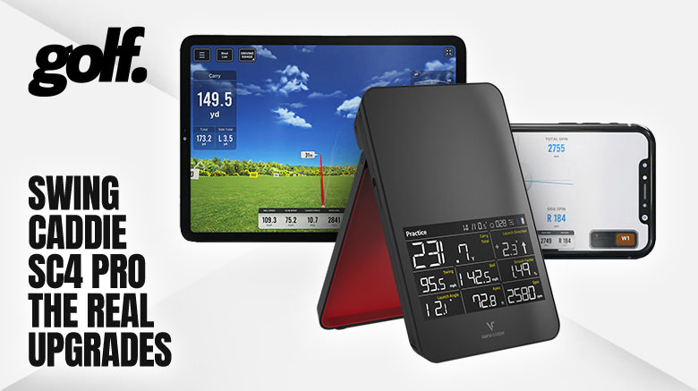 Swing Caddie SC4 Pro the Real Upgrades From SC4 Launch Monitor
