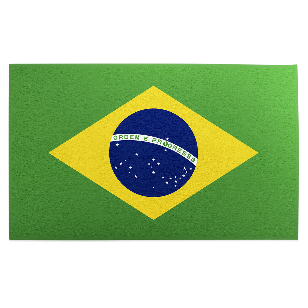 Brazil Flag Golf Towel