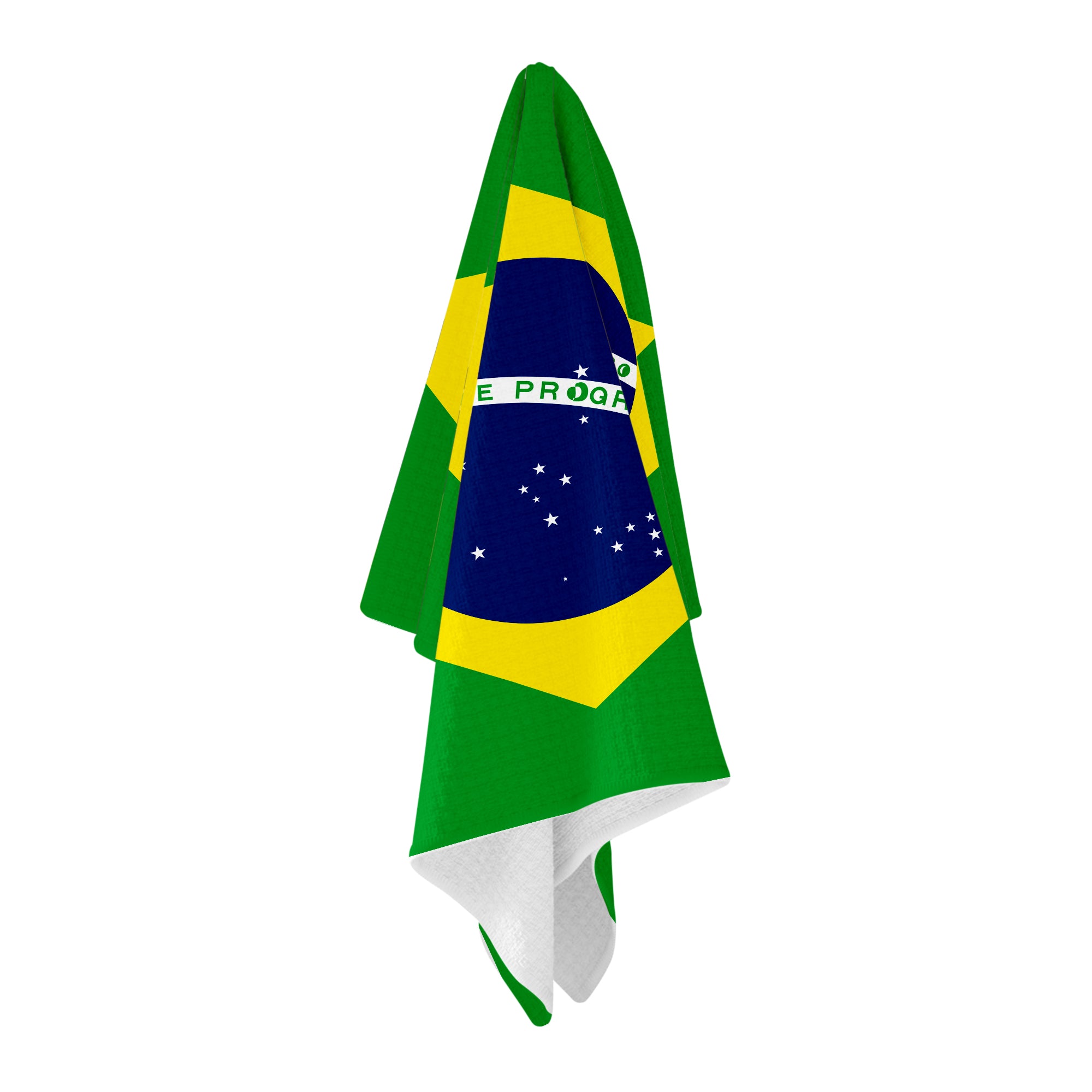 Brazil Flag Golf Towel