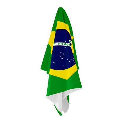 Brazil Flag Golf Towel