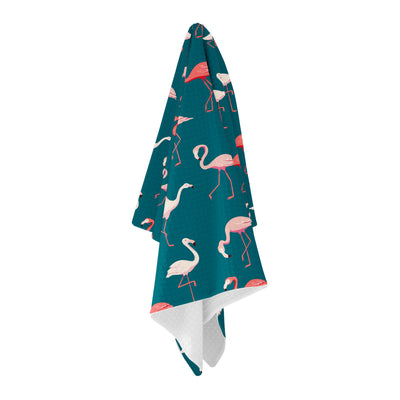 Tosca Flamingo Golf Towel - Shop.GolfersAuthority