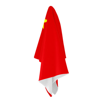 China Flag Golf Towel - Shop.GolfersAuthority