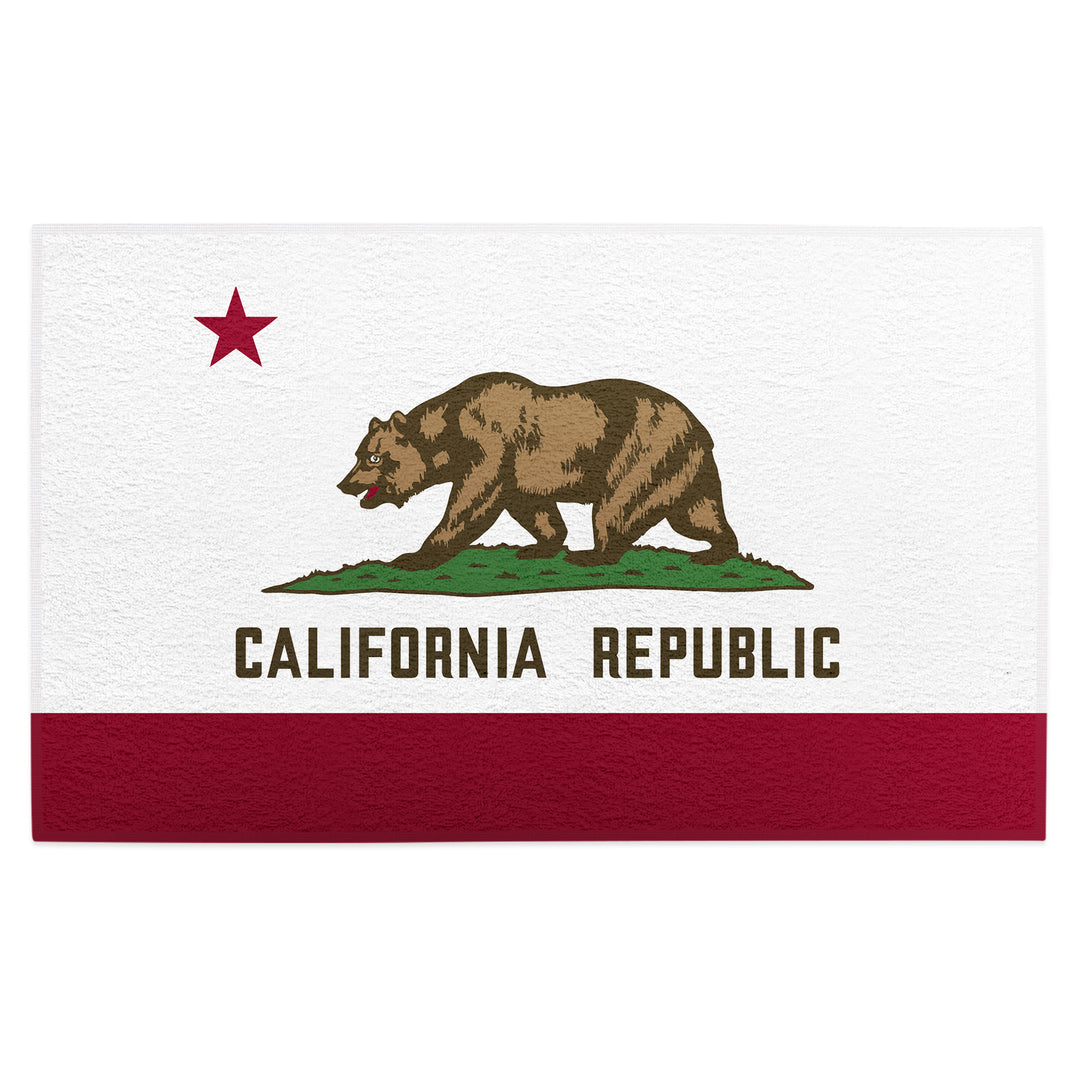 California Flag Golf Towel