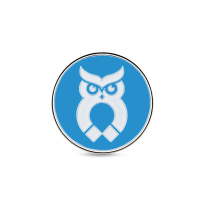 Blue MagnetOwl Poker Chip Ball Marker