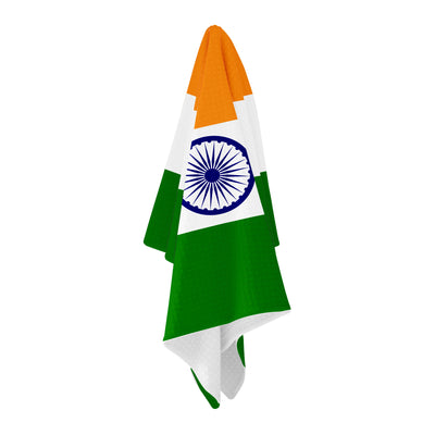 India Flag Golf Towel - Shop.GolfersAuthority