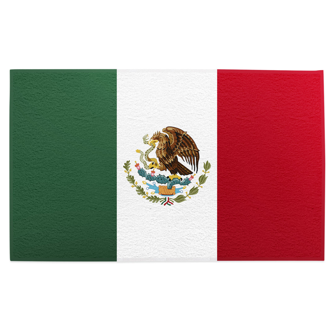 Mexico Flag Golf Towel