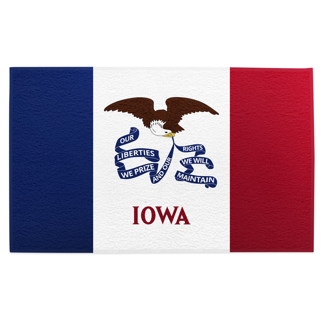 Iowa Flag Golf Towel