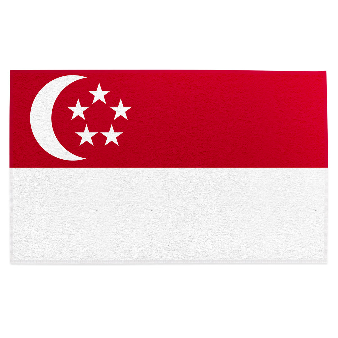 Singapore Flag Golf Towel