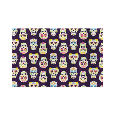 Sugar Skull Purple Flag Golf Towel - Shop.GolfersAuthority