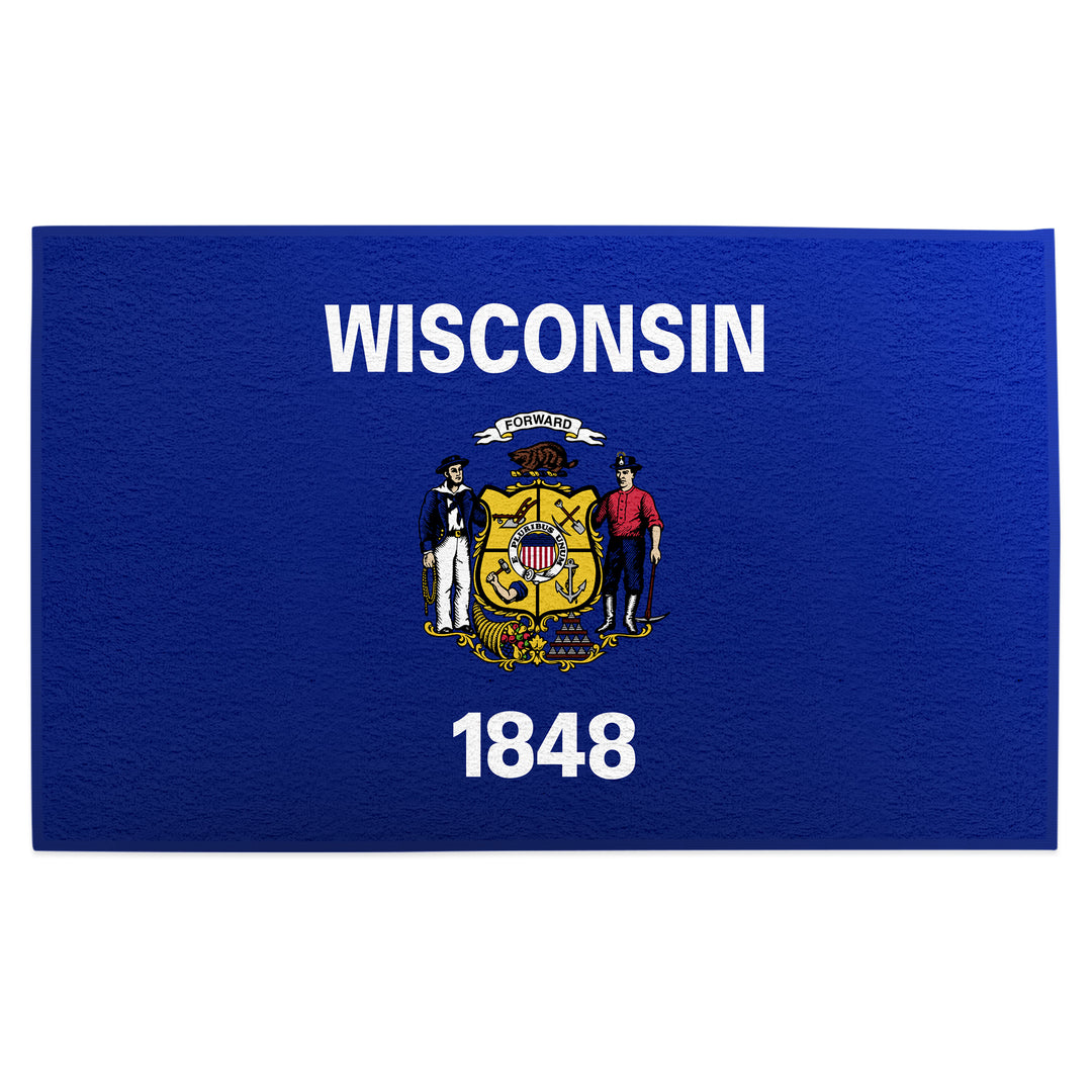 Wisconsin Flag Golf Towel
