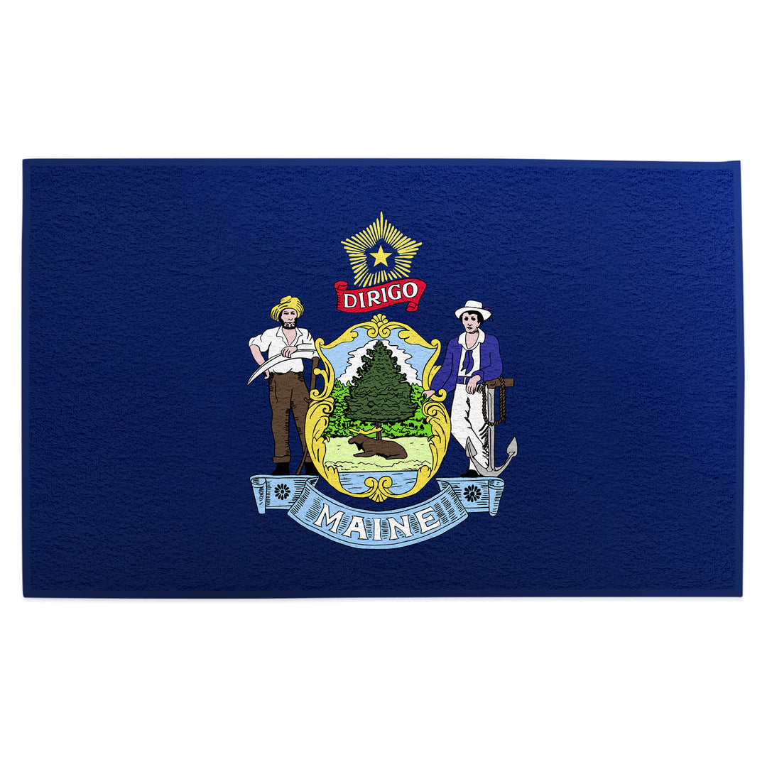Maine Flag Golf Towel