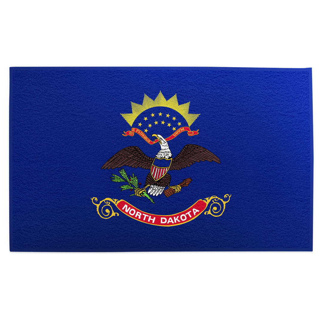 North Dakota Flag Golf Towel