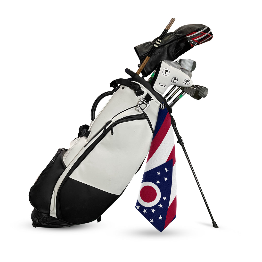 Ohio Flag Golf Towel