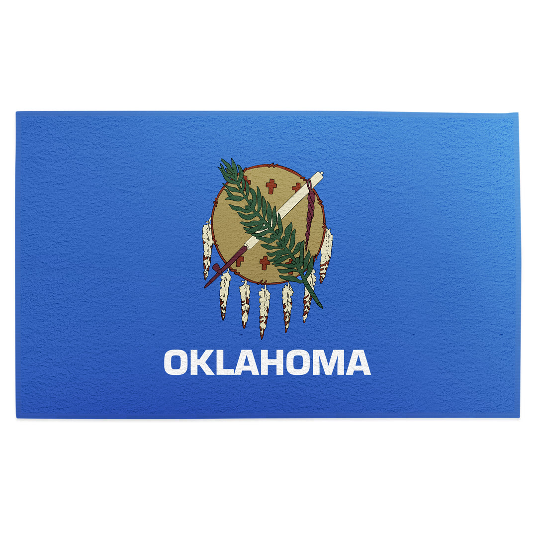 Oklahoma Flag Golf Towel