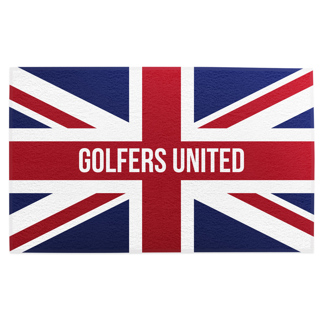 Union Jack Golf Towel
