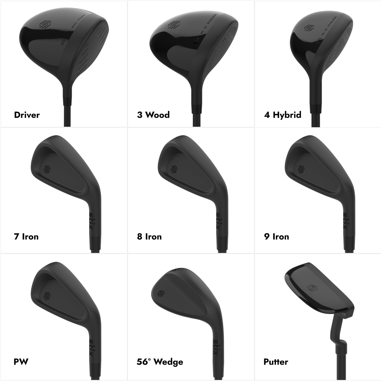 Stix Golf Club Complete Set